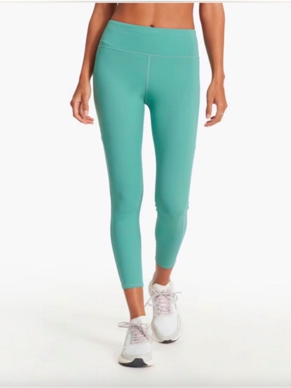 Vuori Stride Leggings High-Rise Basil Green Active Performance - Picture 2 of 8